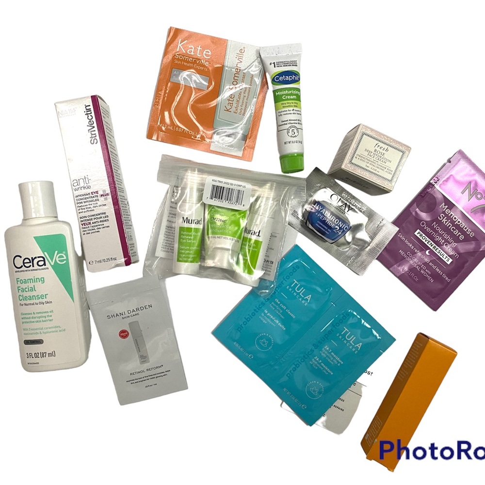 Skincare sample bundle